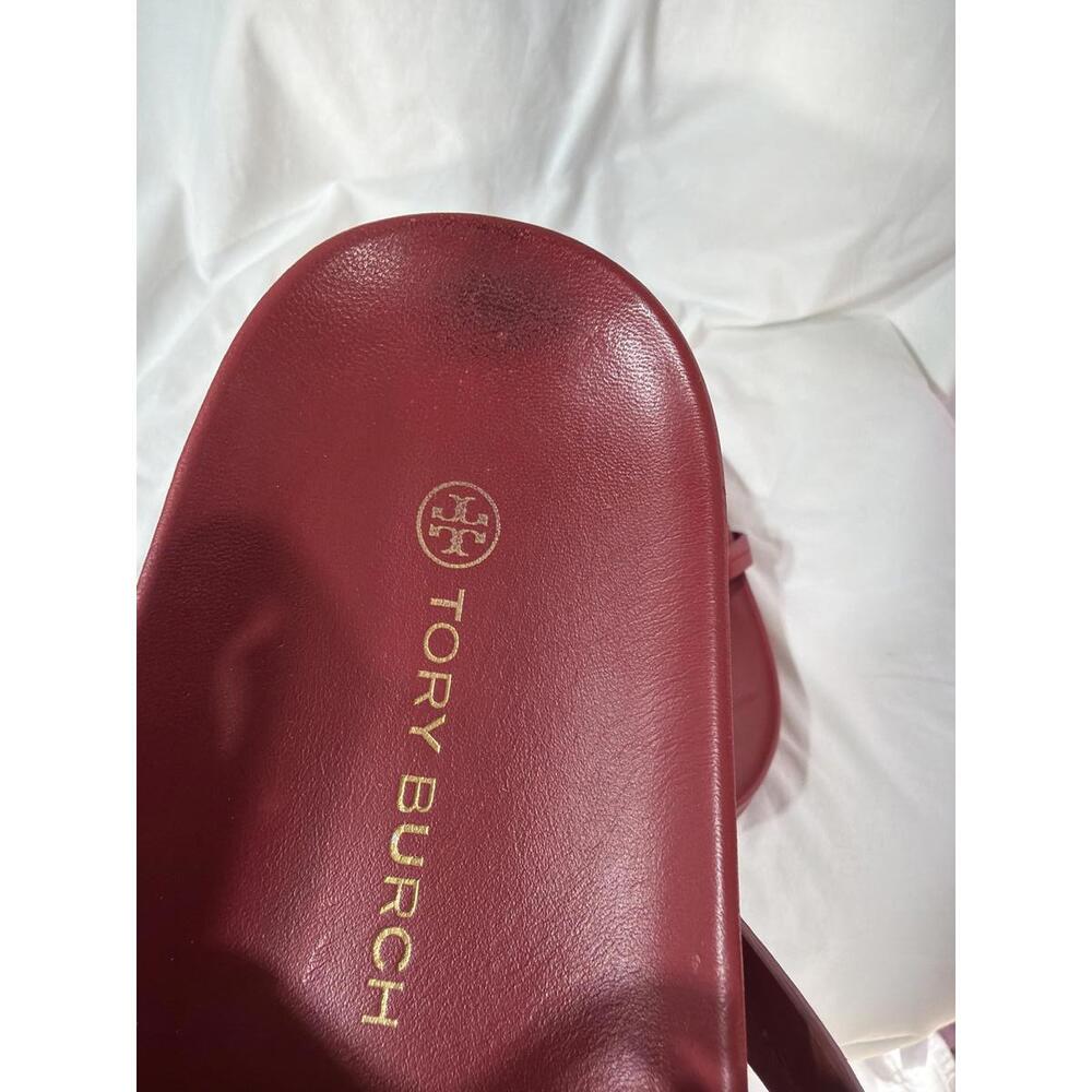 Tory Burch Miller Cloud Leather Sandal Tory Red - Picture 6 of 8